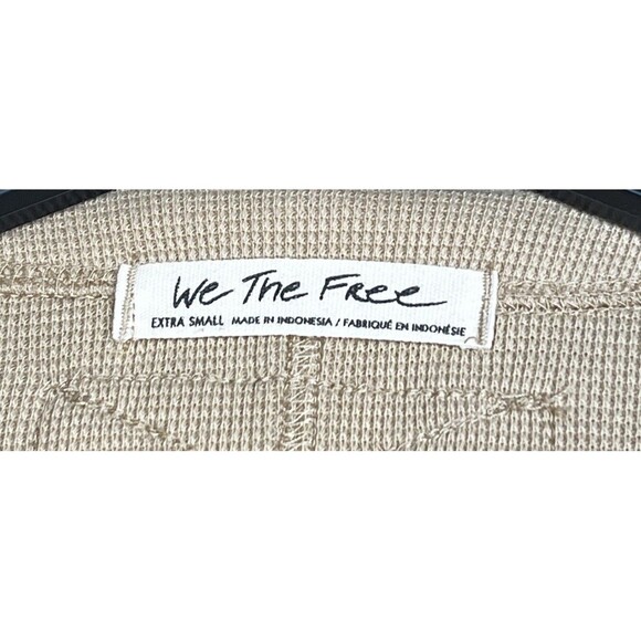 We The Free Surplice Crop Top Womens Size Small Brown All Nighter Long Sleeve - Picture 9 of 11